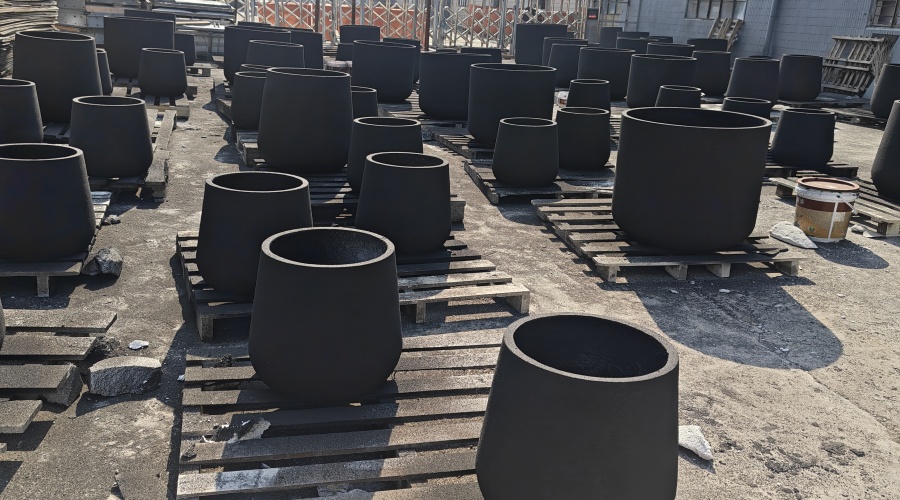 澳門葡京酒店黑色GRC花缽